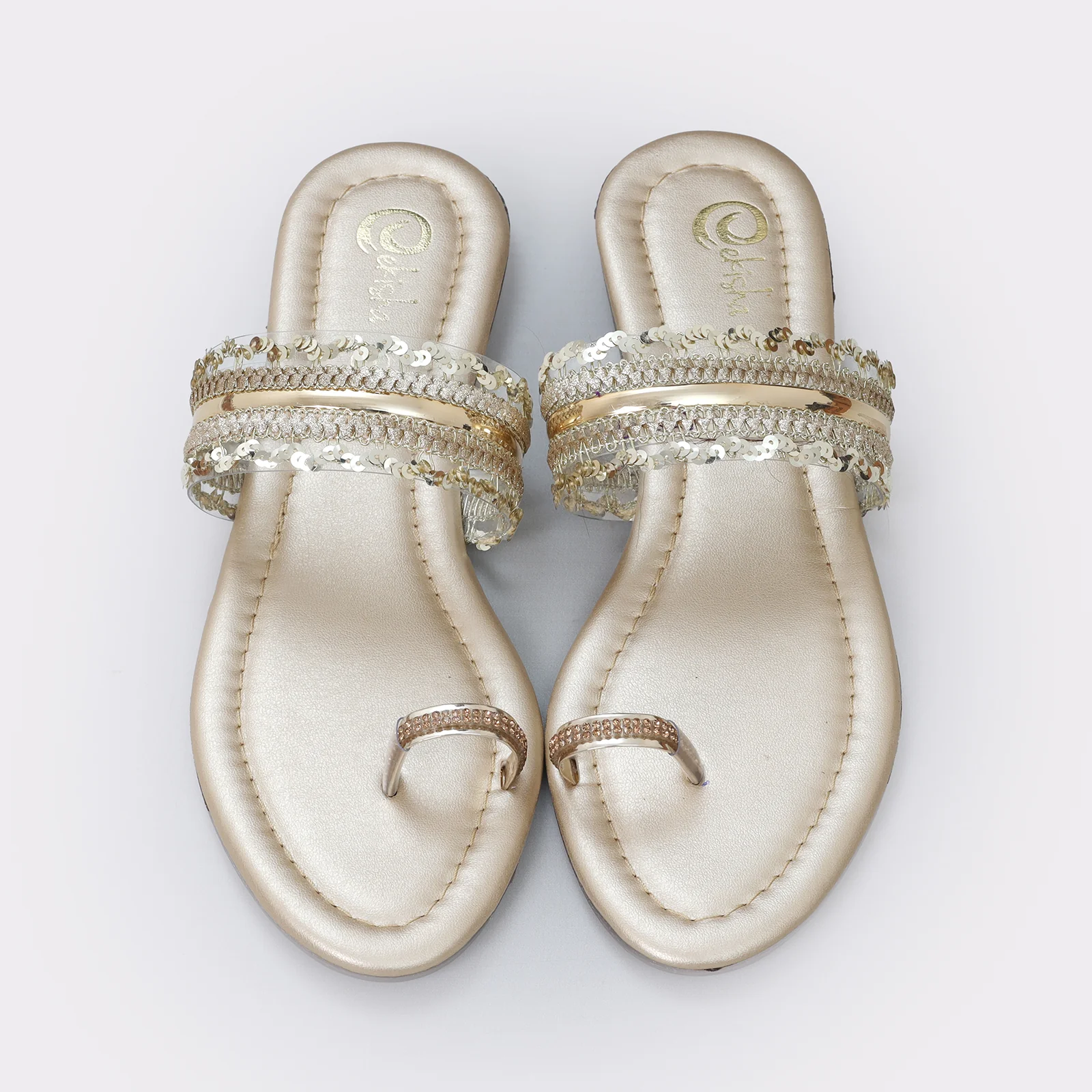 Women's Fancy To-Ring Flats - Image 4