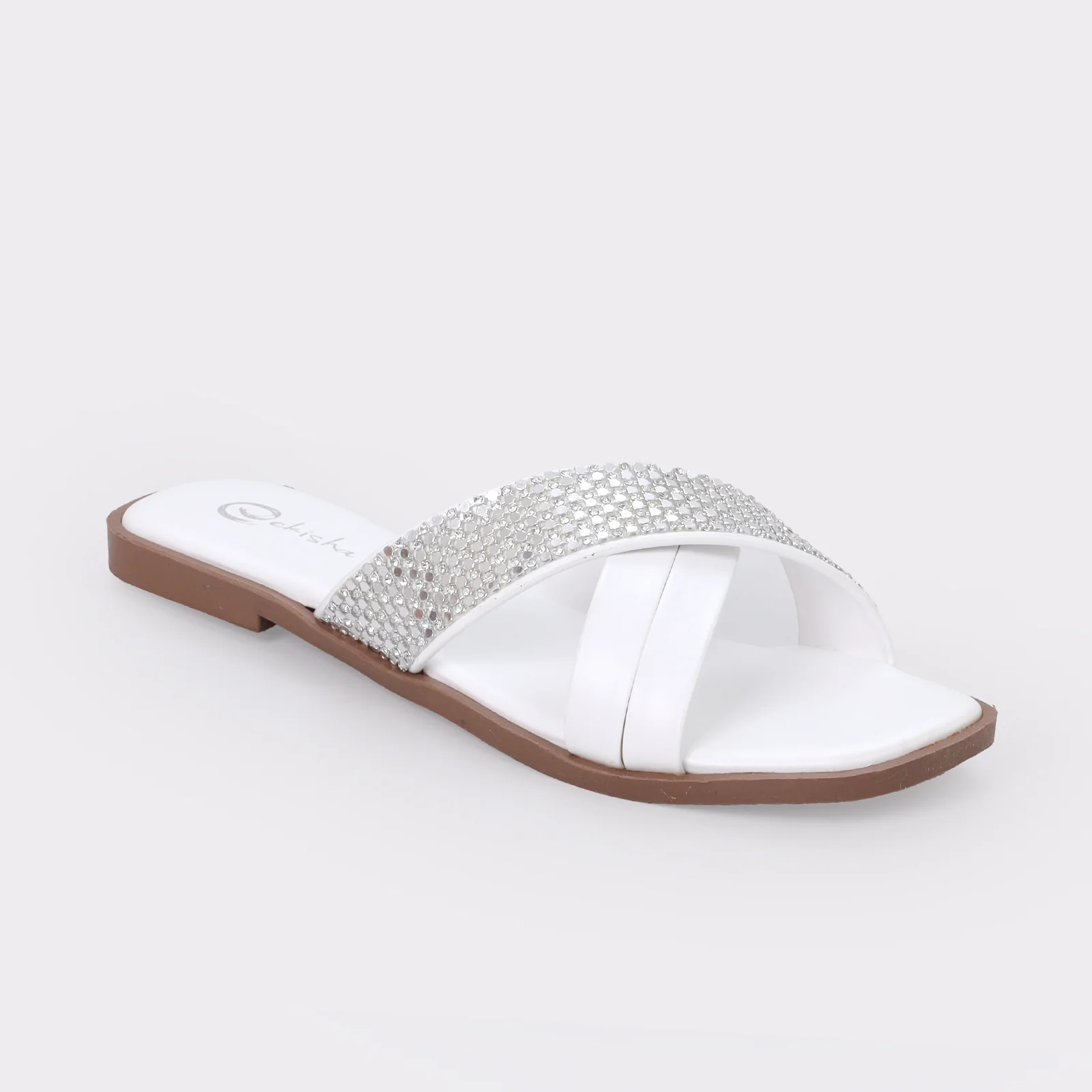 Women's Cross-Strapped Flats - Image 2