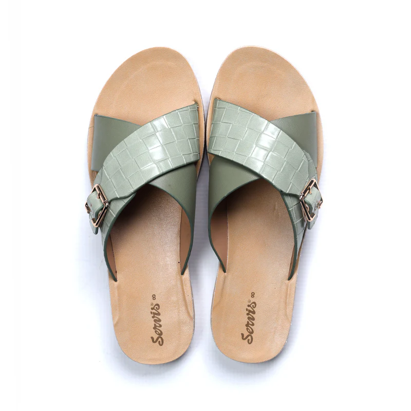 Women's Cross-Strap Chappal - Image 3