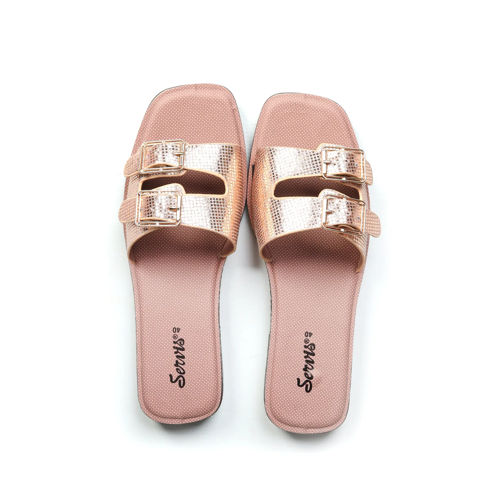 Women's Shimmery Flats - Image 3
