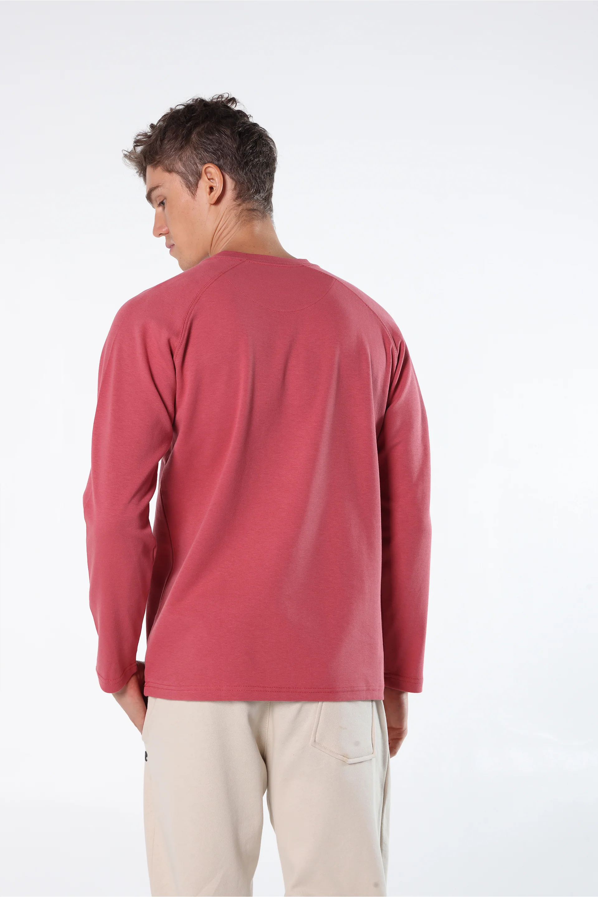 Athleisure Long Sleeve Henley - Image 2