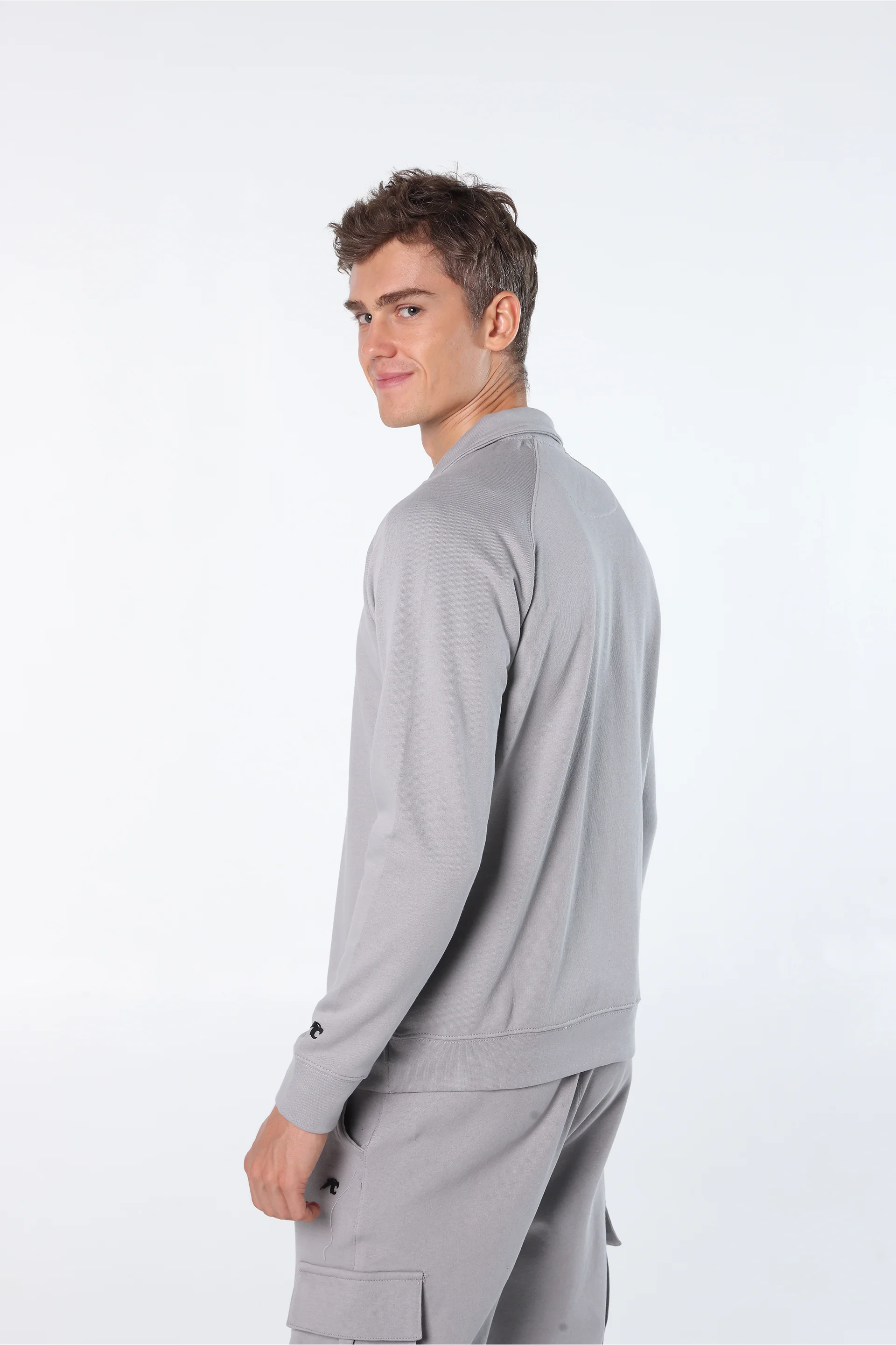 Athleisure Sweatshirt Polo - Image 2